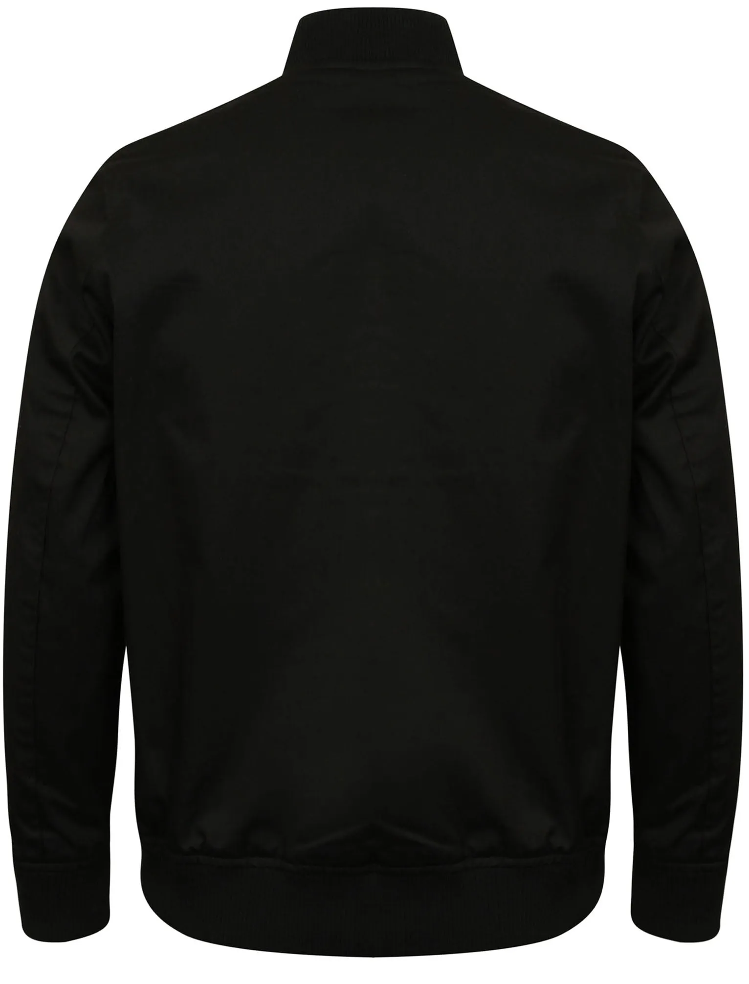 Cristoforo Cotton Twill Bomber Jacket in Black - Dissident