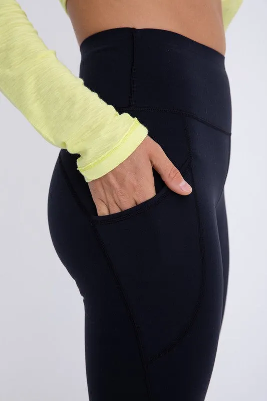 Lycra-Blend Highwaist Perforated Leggings