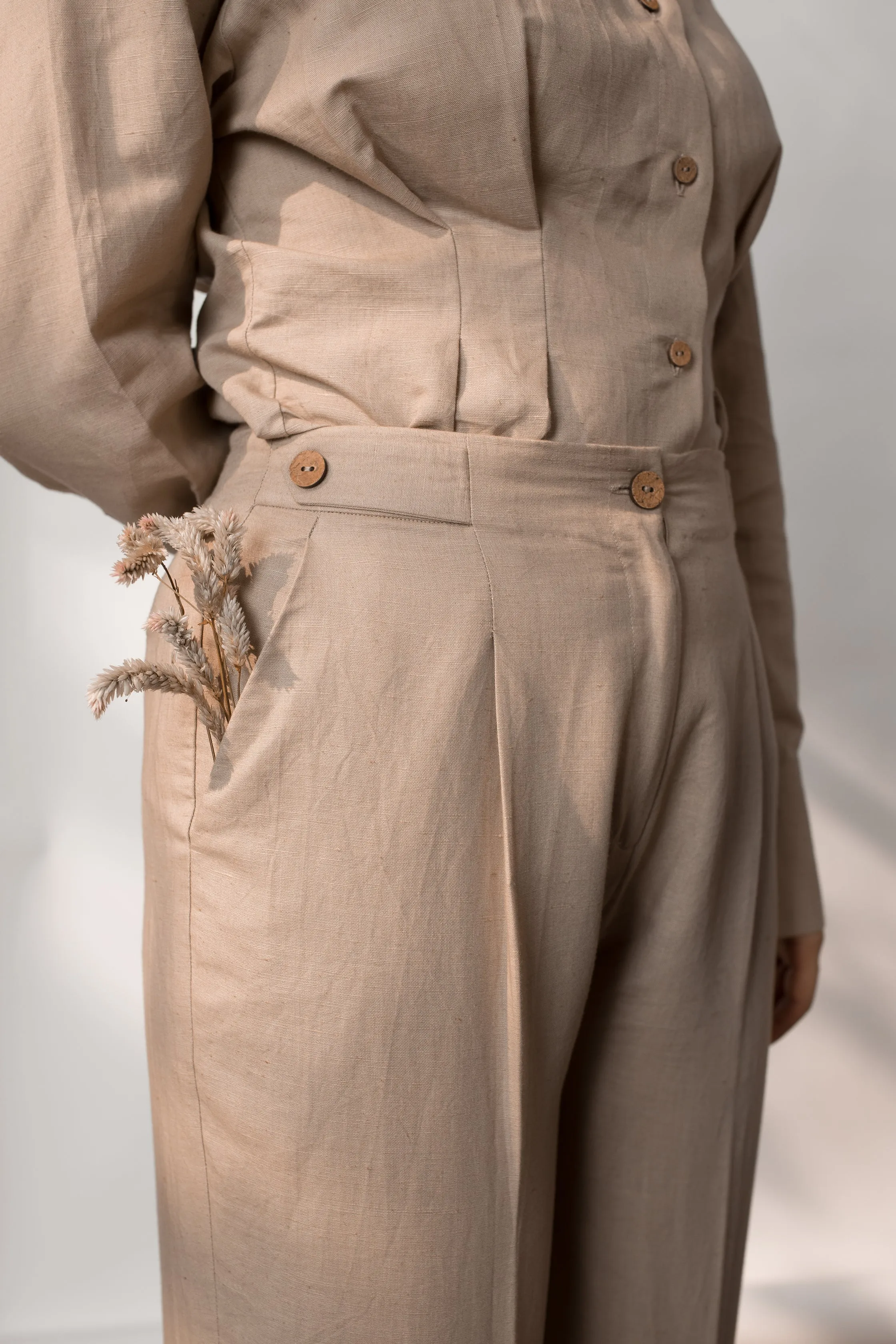 Tailored Pleated Pants | Rescue