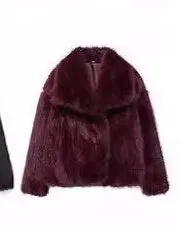 Thick Plush Lapel Jacket